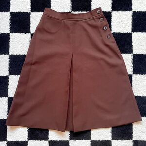 Vintage Union Made in USA Brown Skirt XS
